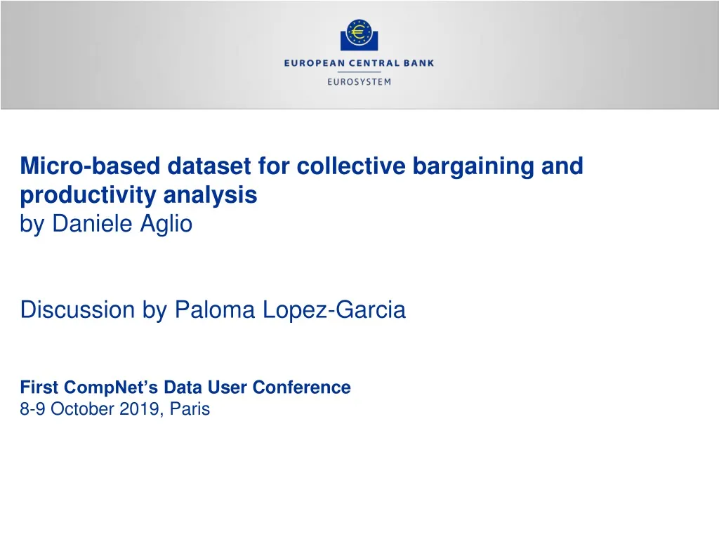 micro based dataset for collective bargaining