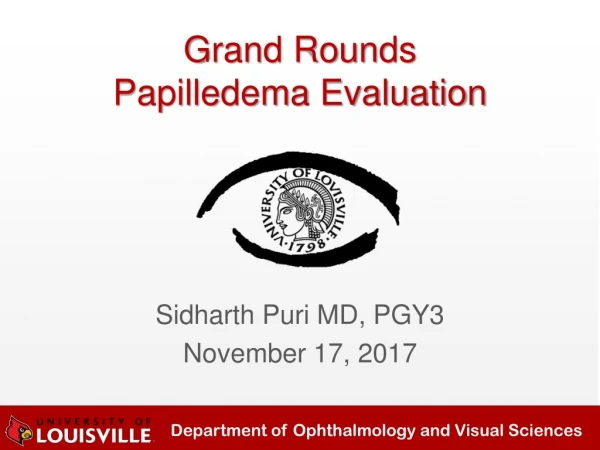 Grand Rounds Papilledema Evaluation