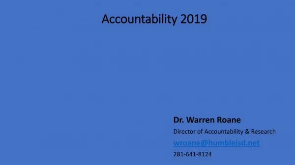 Accountability 2019