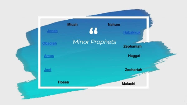 Minor Prophets
