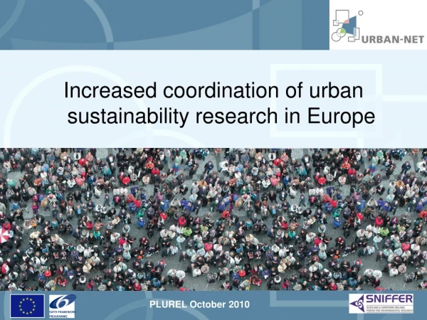 Increased coordination of urban sustainability research in Europe