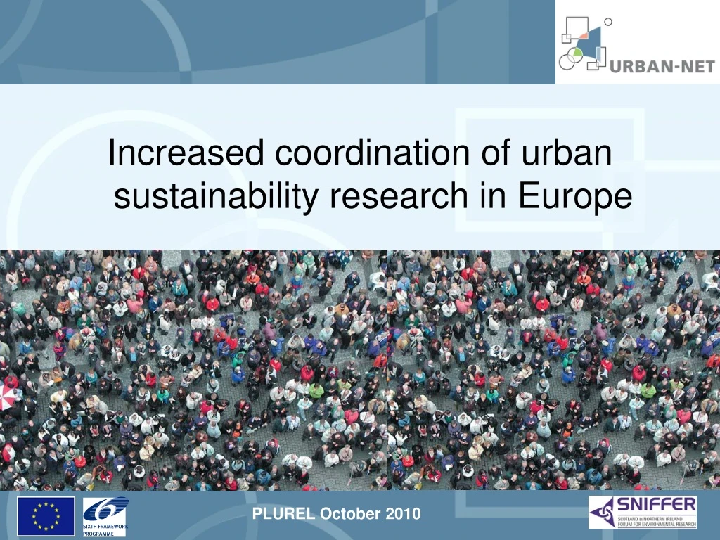 increased coordination of urban sustainability