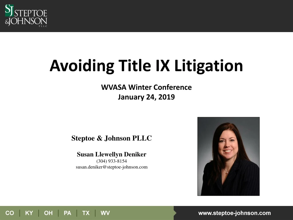 avoiding title ix litigation