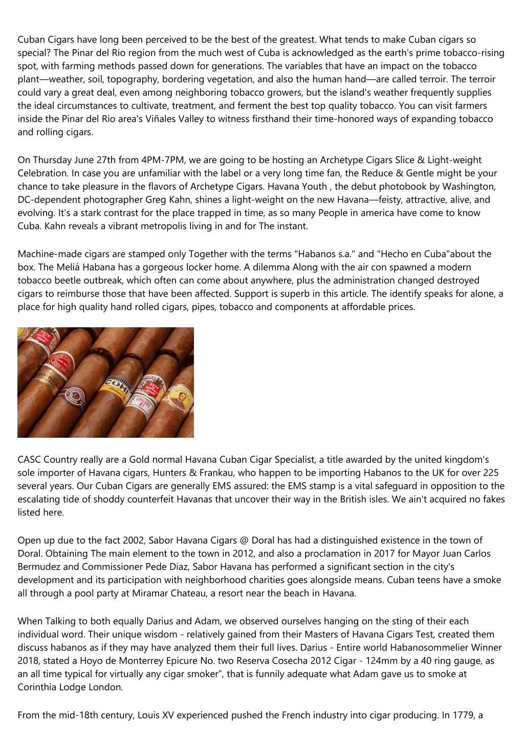 cuban cigars have long been perceived