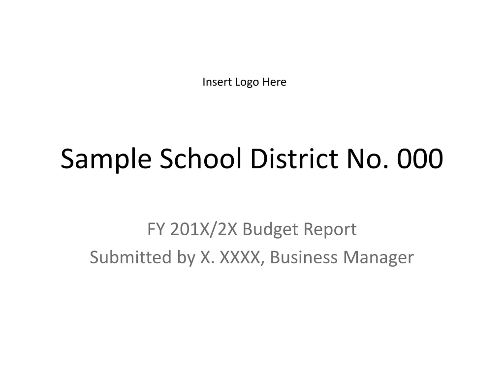 sample school district no 000