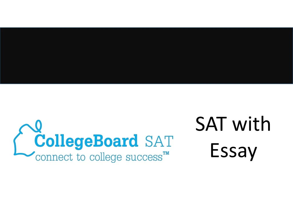 sat with essay