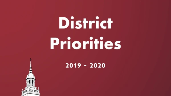District Priorities