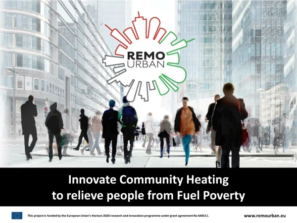 Innovate Community Heating to relieve people from Fuel Poverty