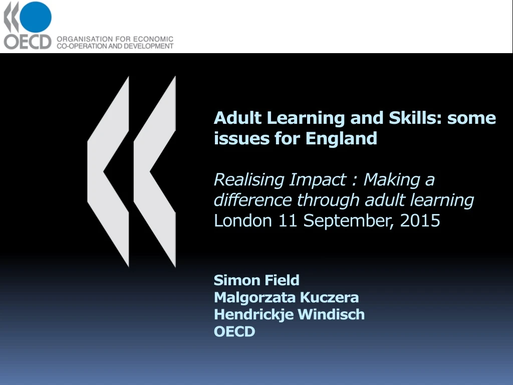 adult learning and skills some issues for england