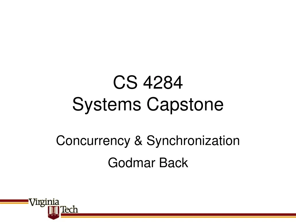 cs 4284 systems capstone