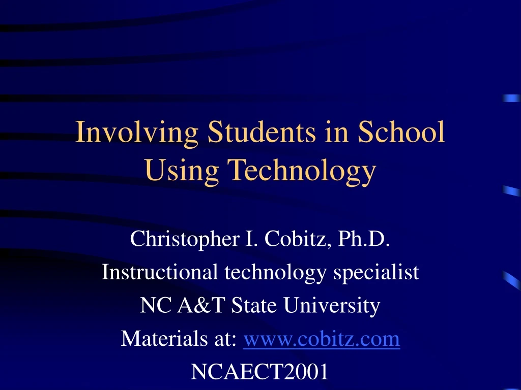 involving students in school using technology