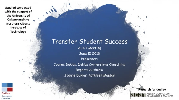 Transfer Student Success