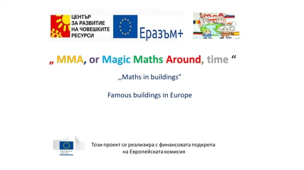 ,, Maths in buildings” Famous buildings in Europe