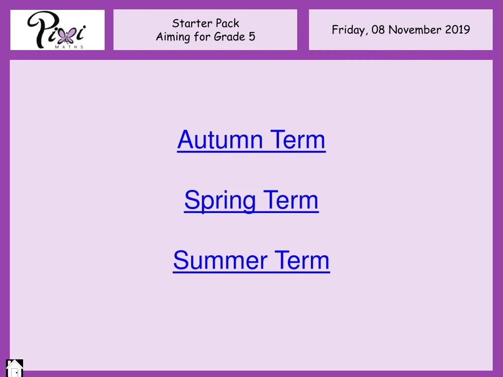 autumn term spring term summer term