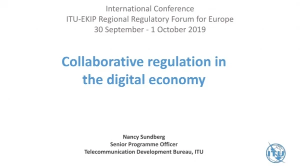 Collaborative regulation in the digital economy