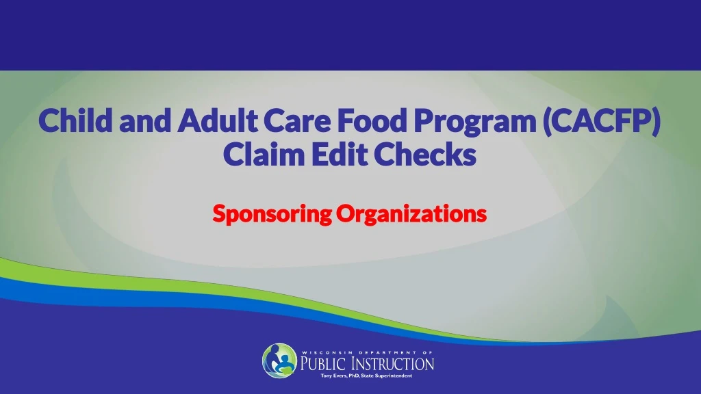 child and adult care food program cacfp claim