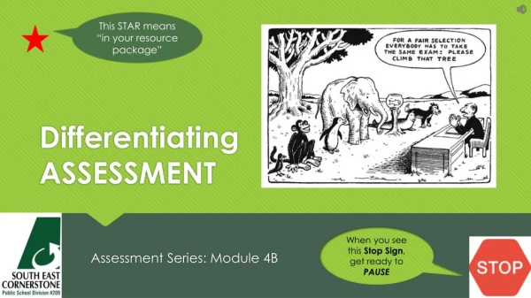 Differentiating ASSESSMENT