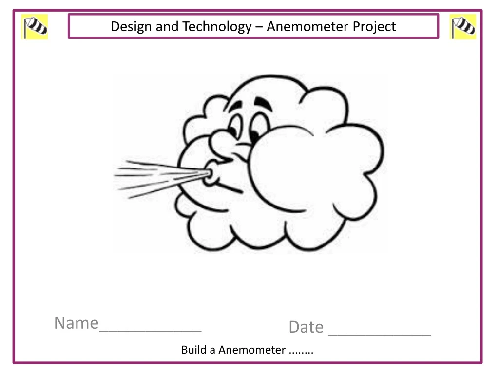 design and technology anemometer project