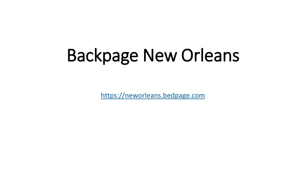 backpage backpage new orleans new orleans