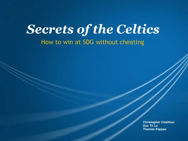 Secrets of the Celtics