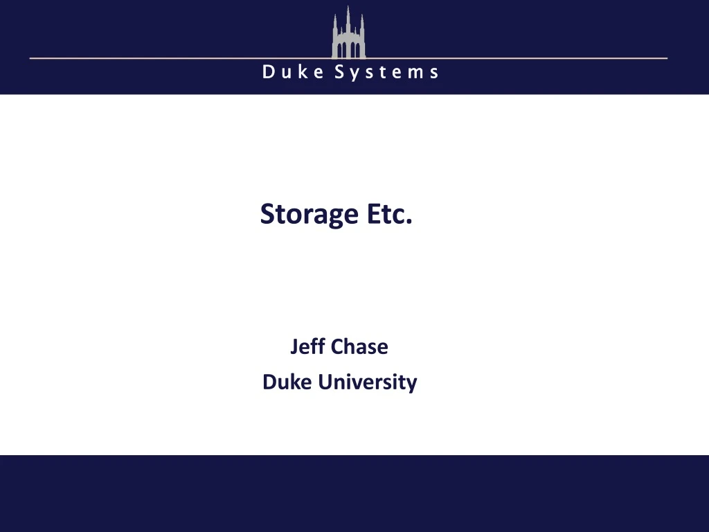 storage etc