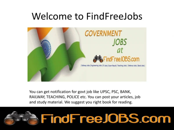 Welcome to FindFreeJobs