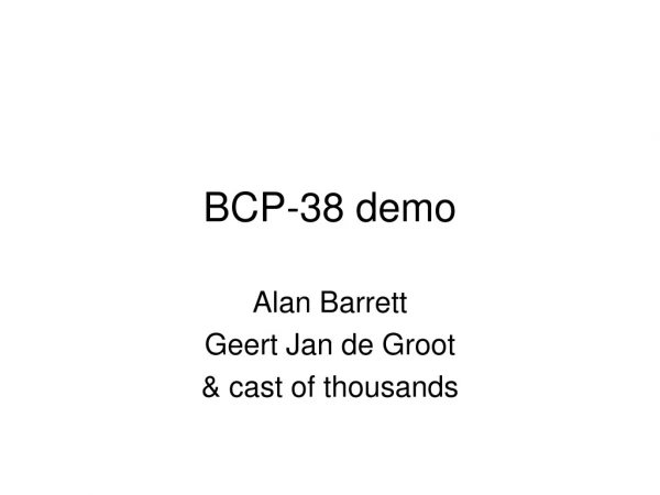 BCP-38 demo