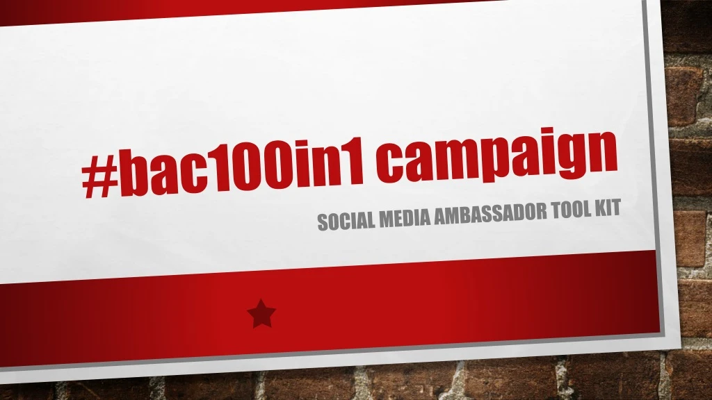 bac100in1 campaign