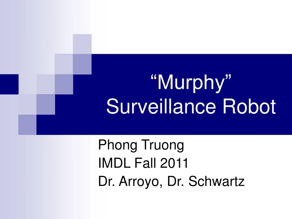 murphy surveillance robot