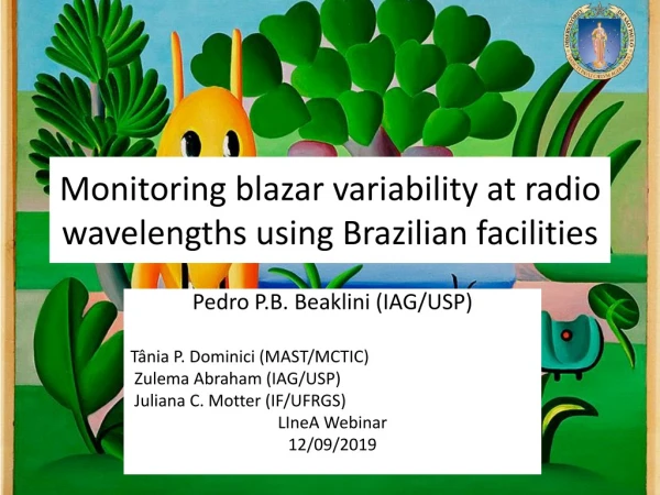 Monitoring blazar variability at radio wavelengths using Brazilian facilities