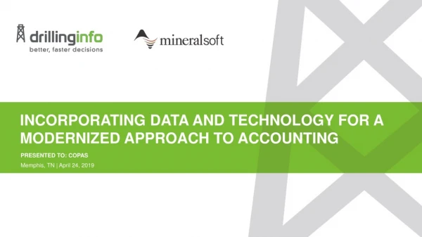 Incorporating Data and Technology for a Modernized Approach to Accounting