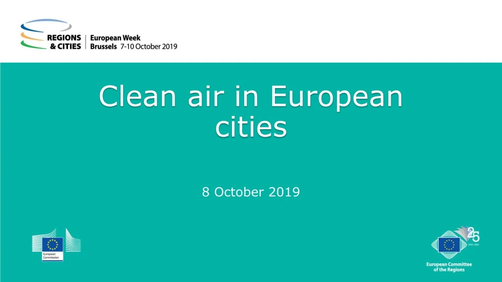 clean air in european cities