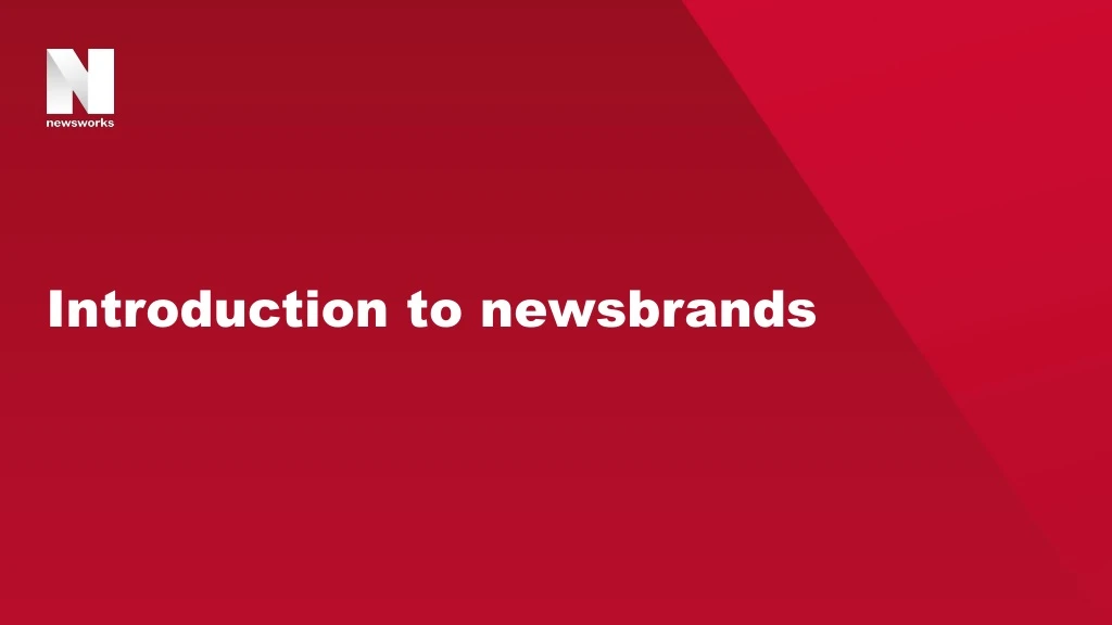 introduction to newsbrands