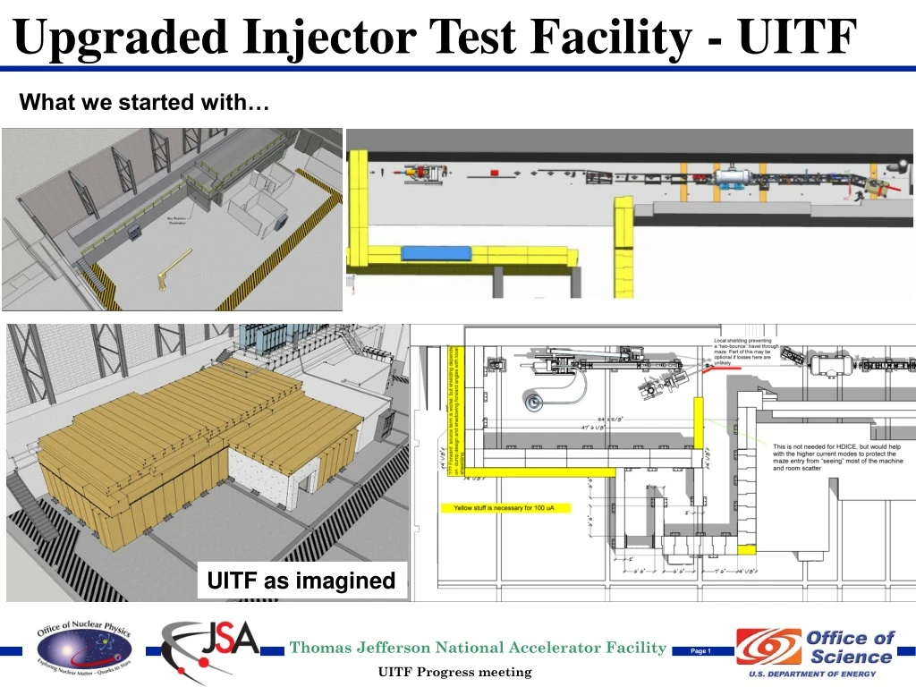 upgraded injector test facility uitf