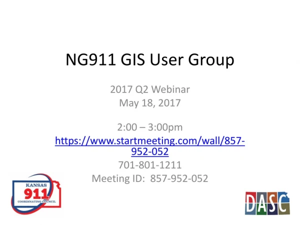 NG911 GIS User Group