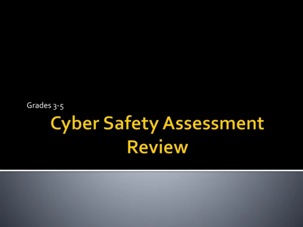 Cyber Safety Assessment Review