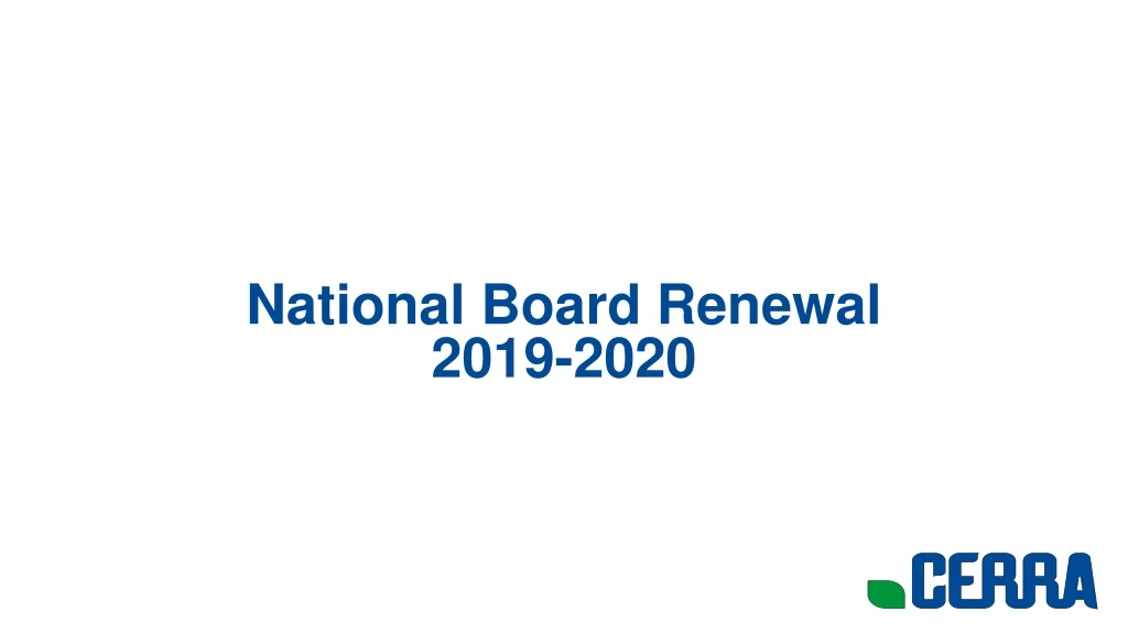 national board renewal 2019 2020