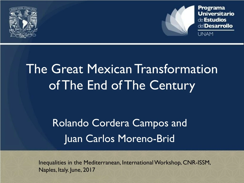 the great mexican transformation of the end of the century