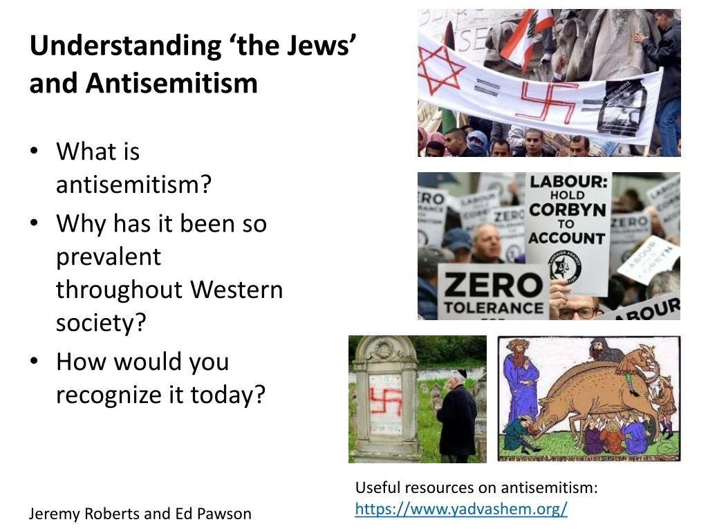 understanding the jews and antisemitism