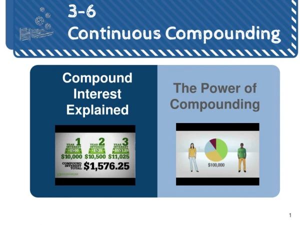 3- 6 Continuous Compounding