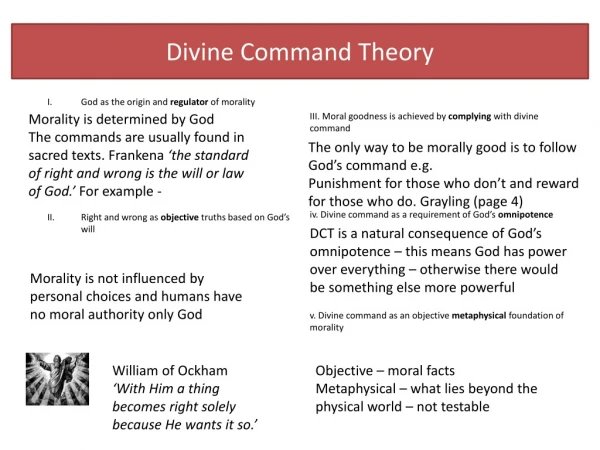 Divine Command Theory
