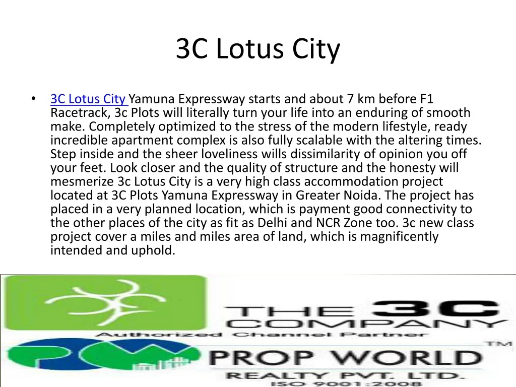 3c lotus city