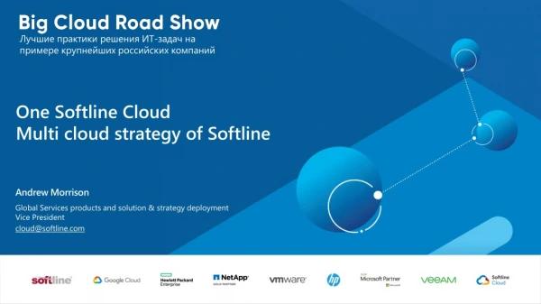 One Softline Cloud Multi cloud strategy of Softline