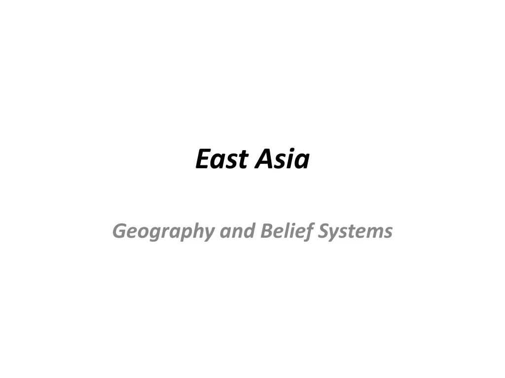 east asia