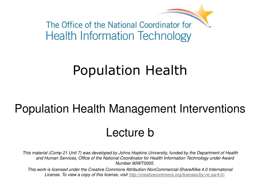 population health