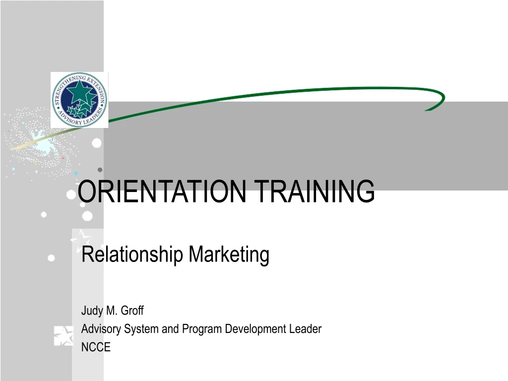 orientation training