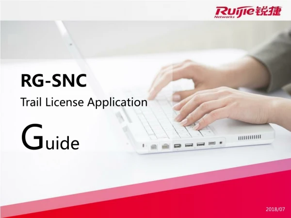 RG-SNC Trail License Application G uide