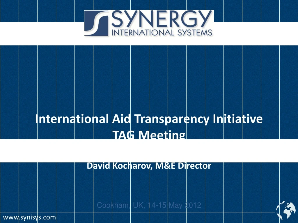 international aid transparency initiative tag meeting david kocharov m e director