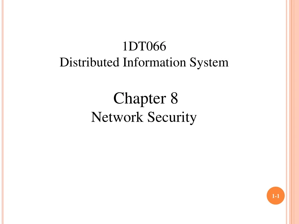 1dt066 distributed information system chapter