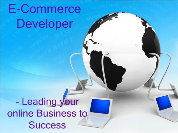 E-Commerce Developer- Leading your online Business to Succes